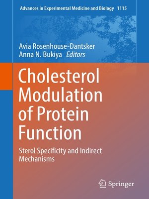 cover image of Cholesterol Modulation of Protein Function